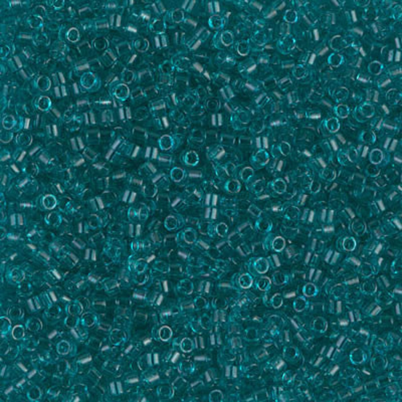 Miyuki Delica Bead 11/0, DB1108, Transparent Caribbean Teal, 5 grams